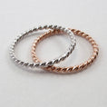 Bild in Galerie-Betrachter laden, Ring Twist rosegold