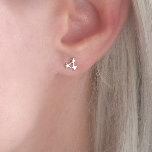Ohrstecker Triple Star