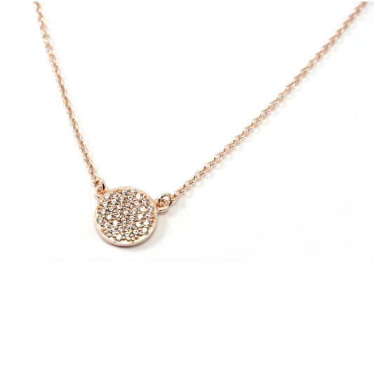 Halskette Sparkling Disc