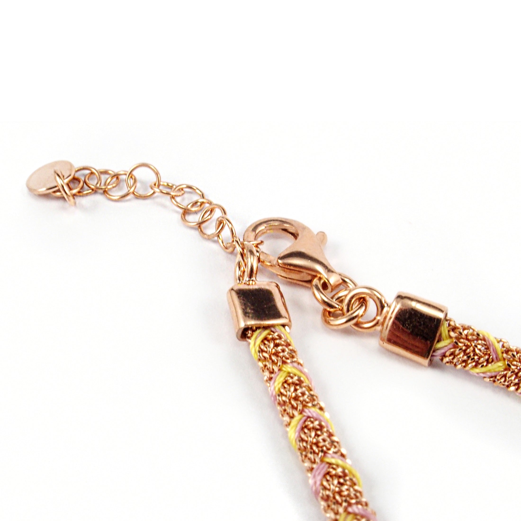 Armband Tanja rosa/gelb