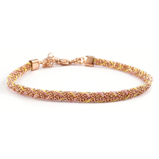 Armband Tanja rosa/gelb