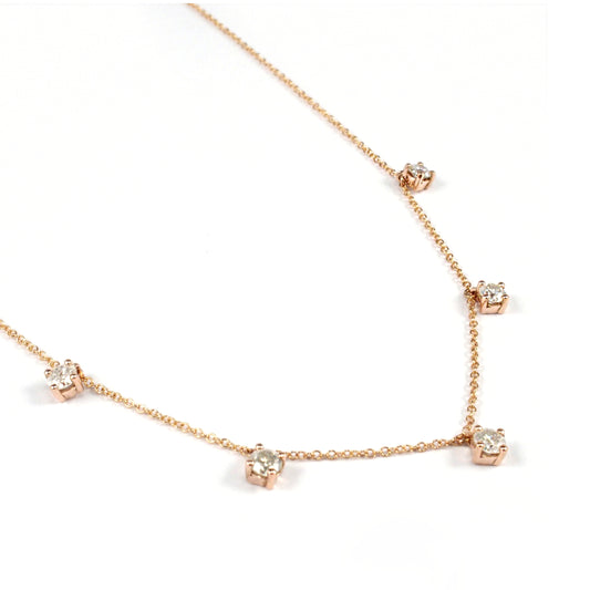 Diamantkette Vanya icy white