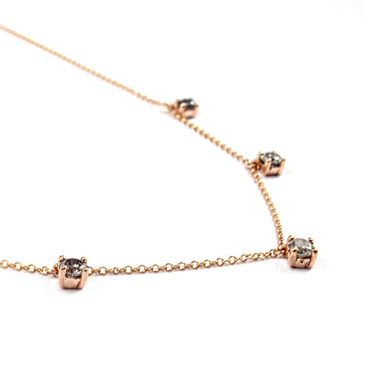 Diamantkette Vanya grey