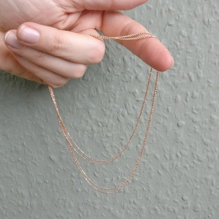 Halskette Boccia Rosegold