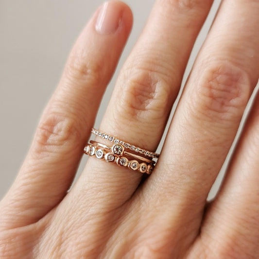 Ring Solitaire rosegold