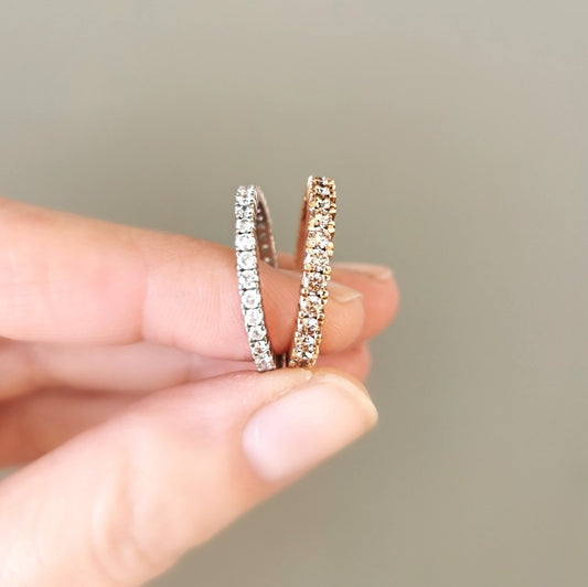 Ring Layla icy white