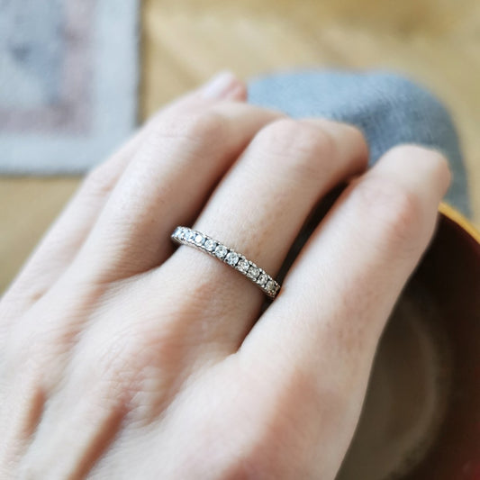 Ring Layla icy white