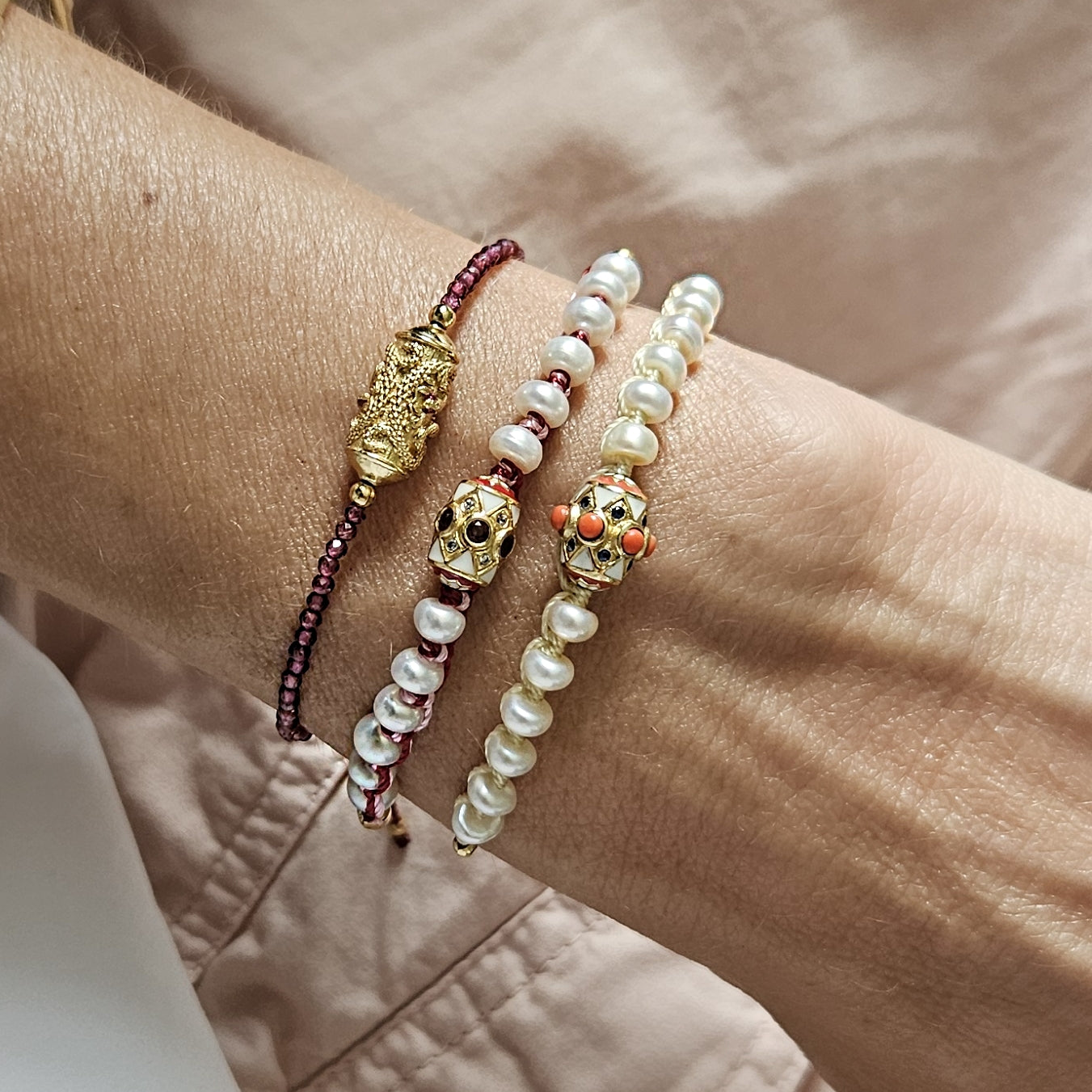 Armband Orisha koralle
