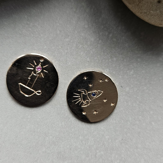 Plättchen Moon