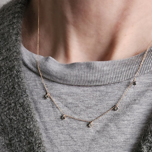 Diamantkette Vanya grey