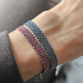 Bild in Galerie-Betrachter laden, Armband Lara Schwarz-Pink
