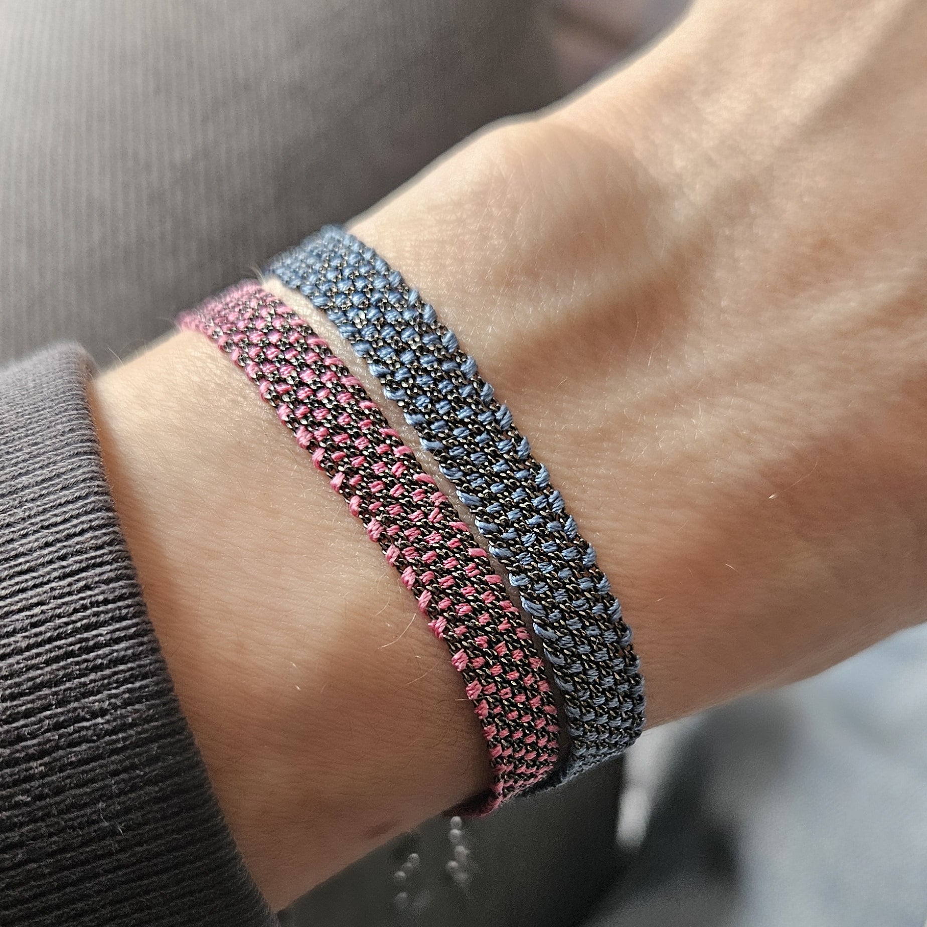 Armband Lara Schwarz-Pink