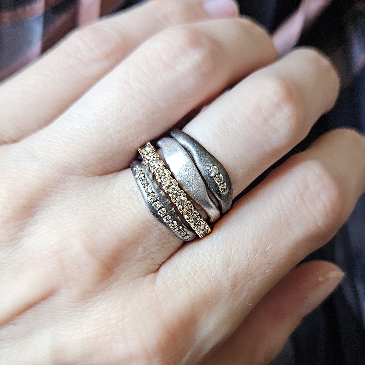 Ring Daphne schwarz