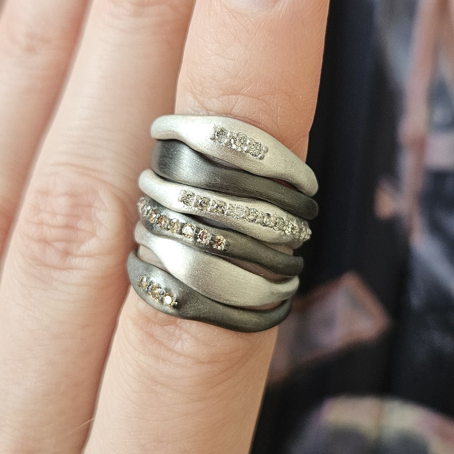 Ring Daphne schwarz