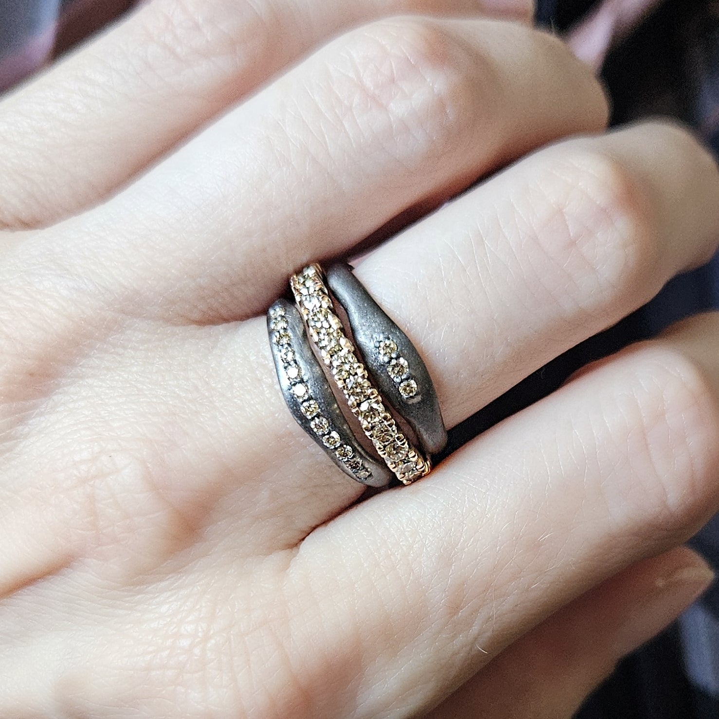 Ring Daphne schwarz
