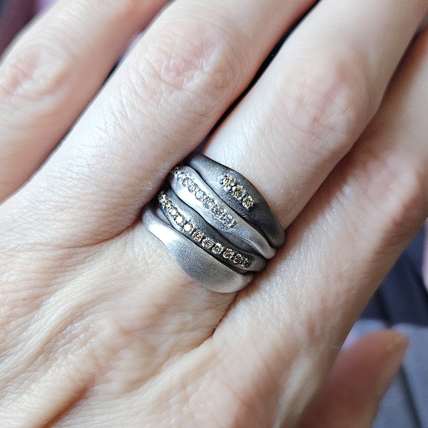 Ring Daphne schwarz