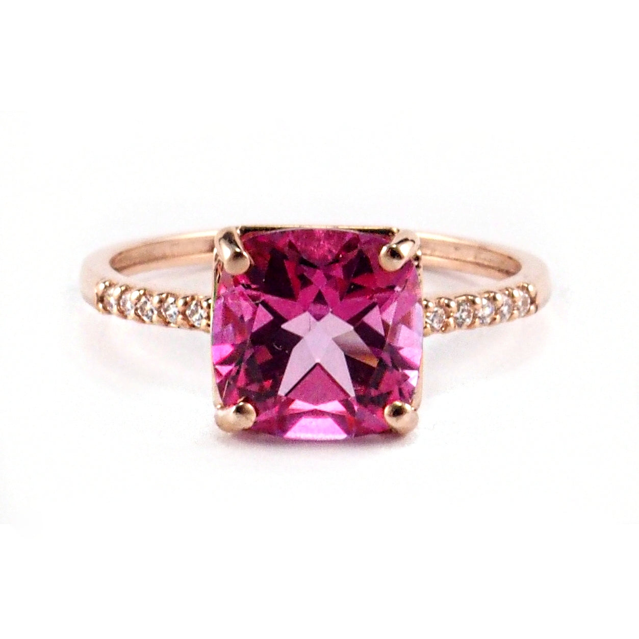 Ring Lana pink Topas