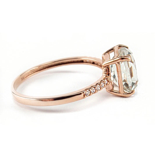 Ring Lana Prasiolith