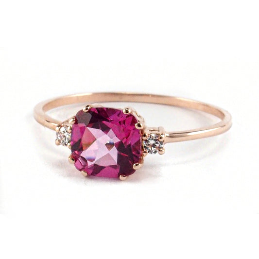 Ring Pina pink Topas
