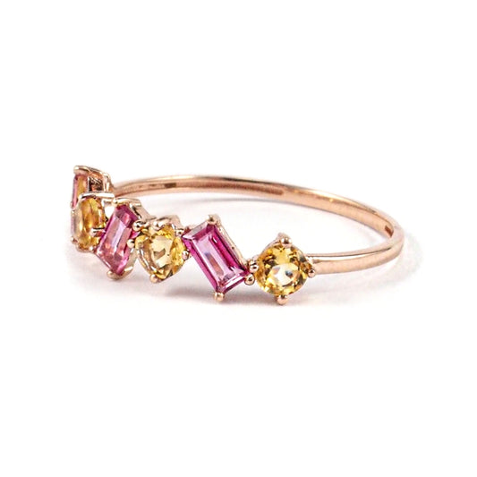 Ring Barbara pink