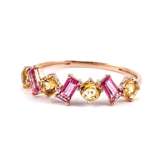 Ring Barbara pink