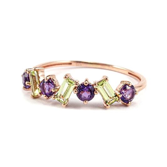 Ring Barbara violett