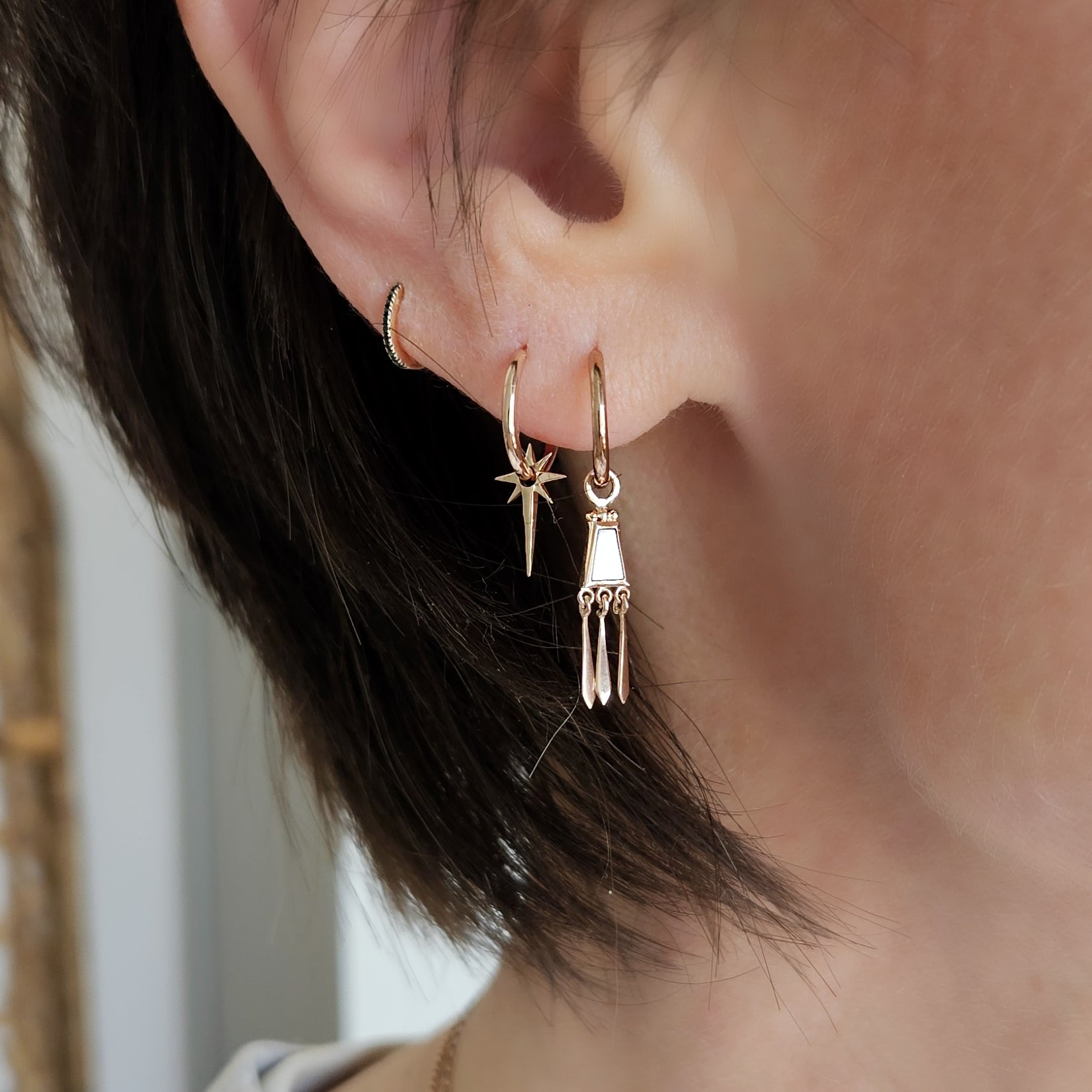 Anhänger Perlmutt weiß